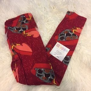 LuLaRoe Valentine OS Leggings